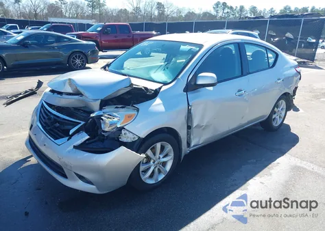 2014 Nissan Versa 1.6 Sl z USA, uszkodzony, nr VIN 3N1CN7AP2EL856416
